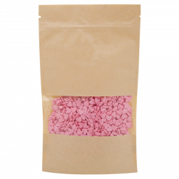 Пакет дой пак бумажный крафт, с окошком, 105 х 150 мм, дно 30 + 30 (1/450)