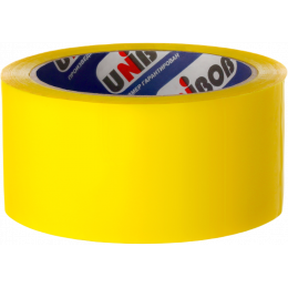 Клейкая лента UNIBOB 48 мм х 66 м, желтая
