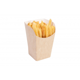 Коробка для картофеля фри и снэков Snack Cup L, 61/80 x 61/80 x 90/129 мм