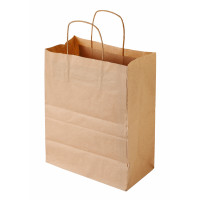 Пакет крафт с крученой ручкой TW 240 x 140 x 280