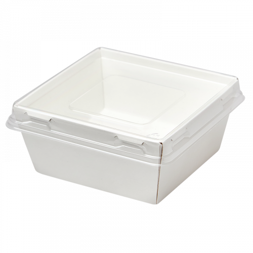 Коробка белая с плоской крышкой SMART PACK 300 85 х 85 х 50 мм