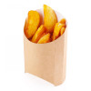 Коробка для картофеля фри FRY L, крафт, 80/120 x 53 x 82/135 мм