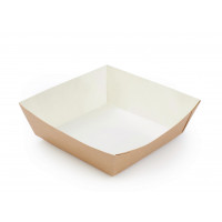 Коробка для бургеров, картофеля фри TRAY 550 14 х 14 см (1/960)
